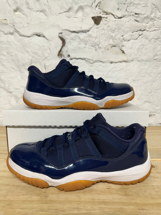 Air Jordan 11 Low Navy Gum Sz 10.5