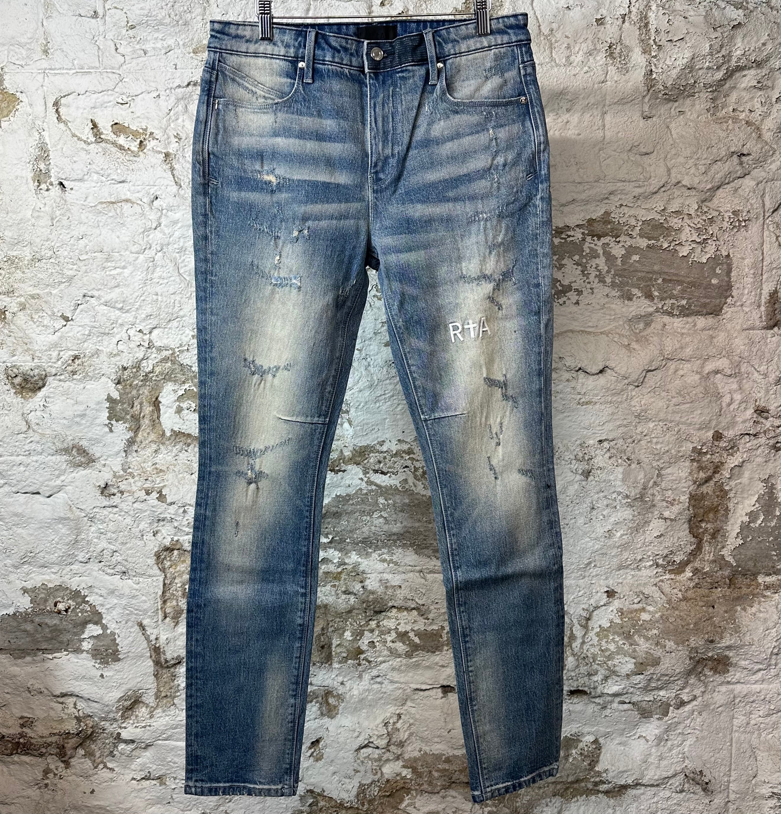 RTA Bryant Skinny Blue Denim Jeans