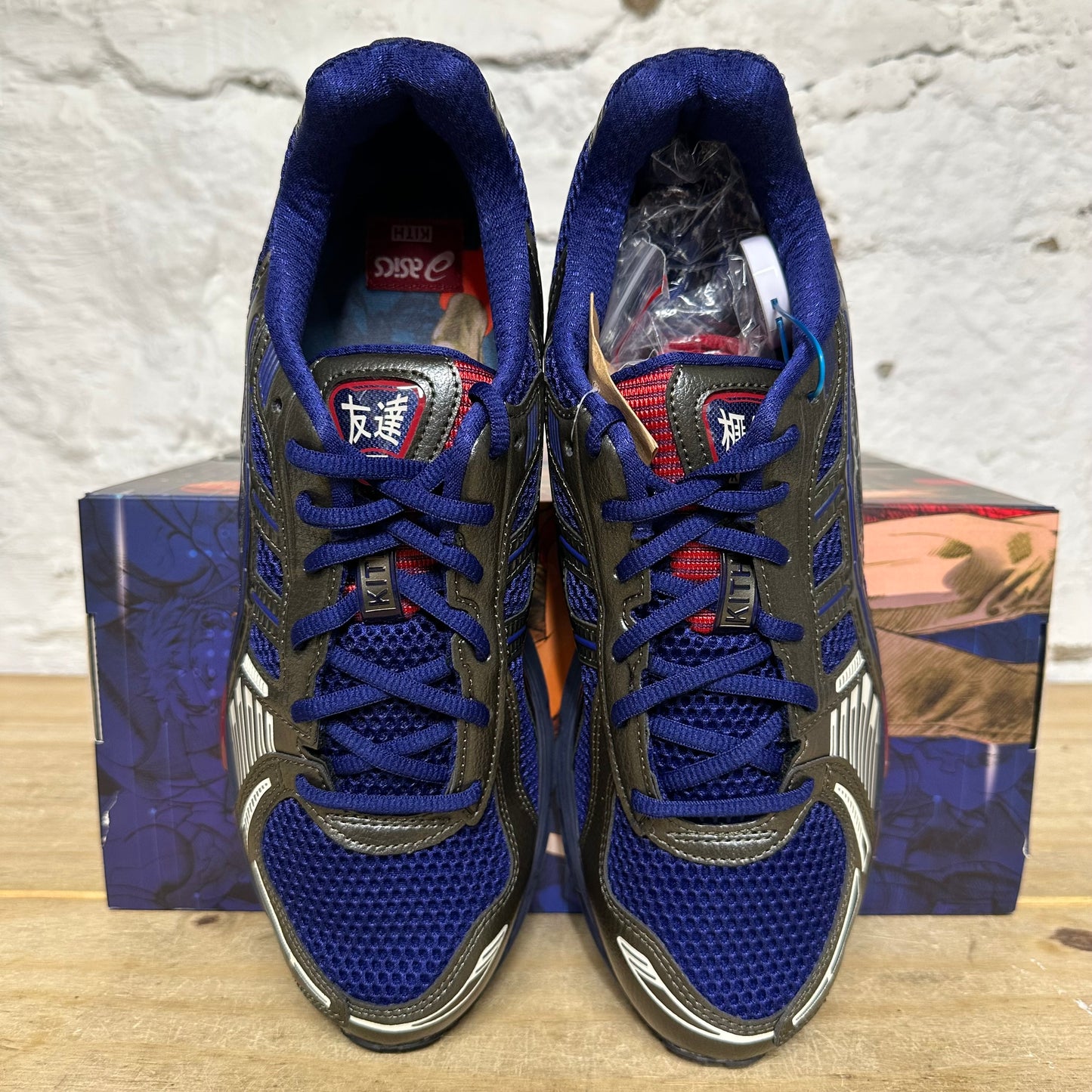Asics Gel-Kayano 12.1 Kith Marvel Captain America v Guile Sz 10.5 DS