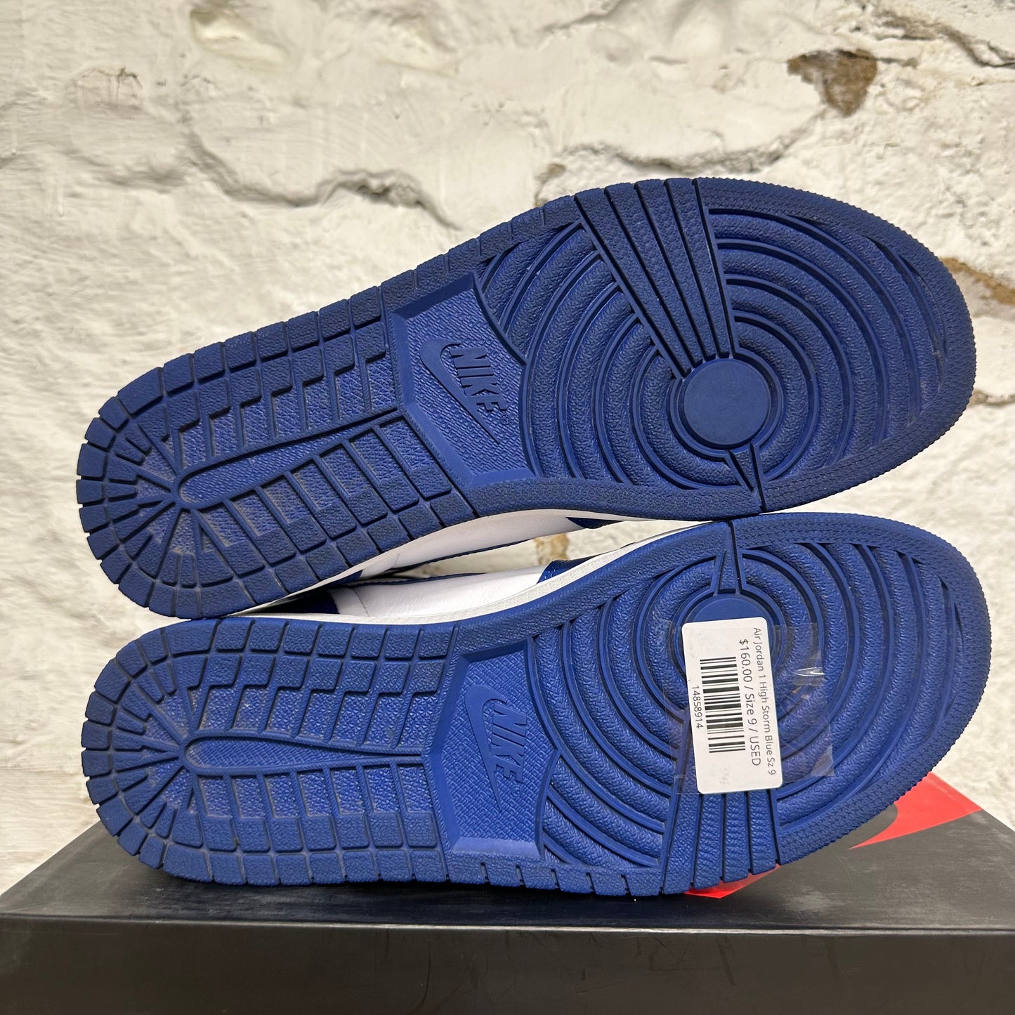 Air Jordan 1 High Storm Blue Sz 9