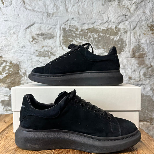 Alexander Mcqueen Triple Black Suede Sneaker Sz 9 (42)