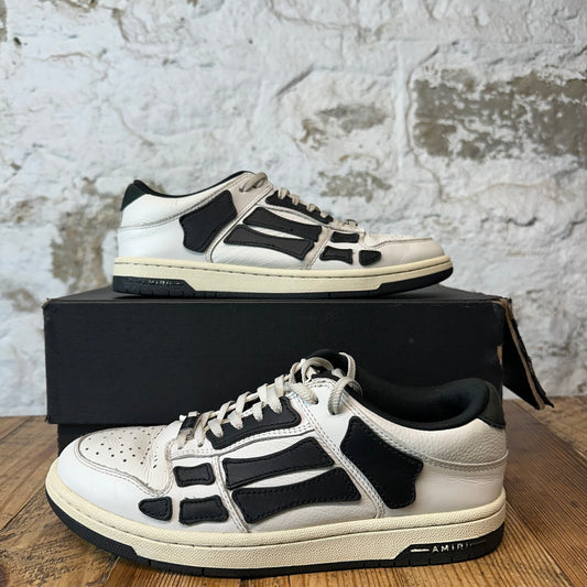 Amiri Black Skeleton White Cream Sneaker Sz 7 (40)