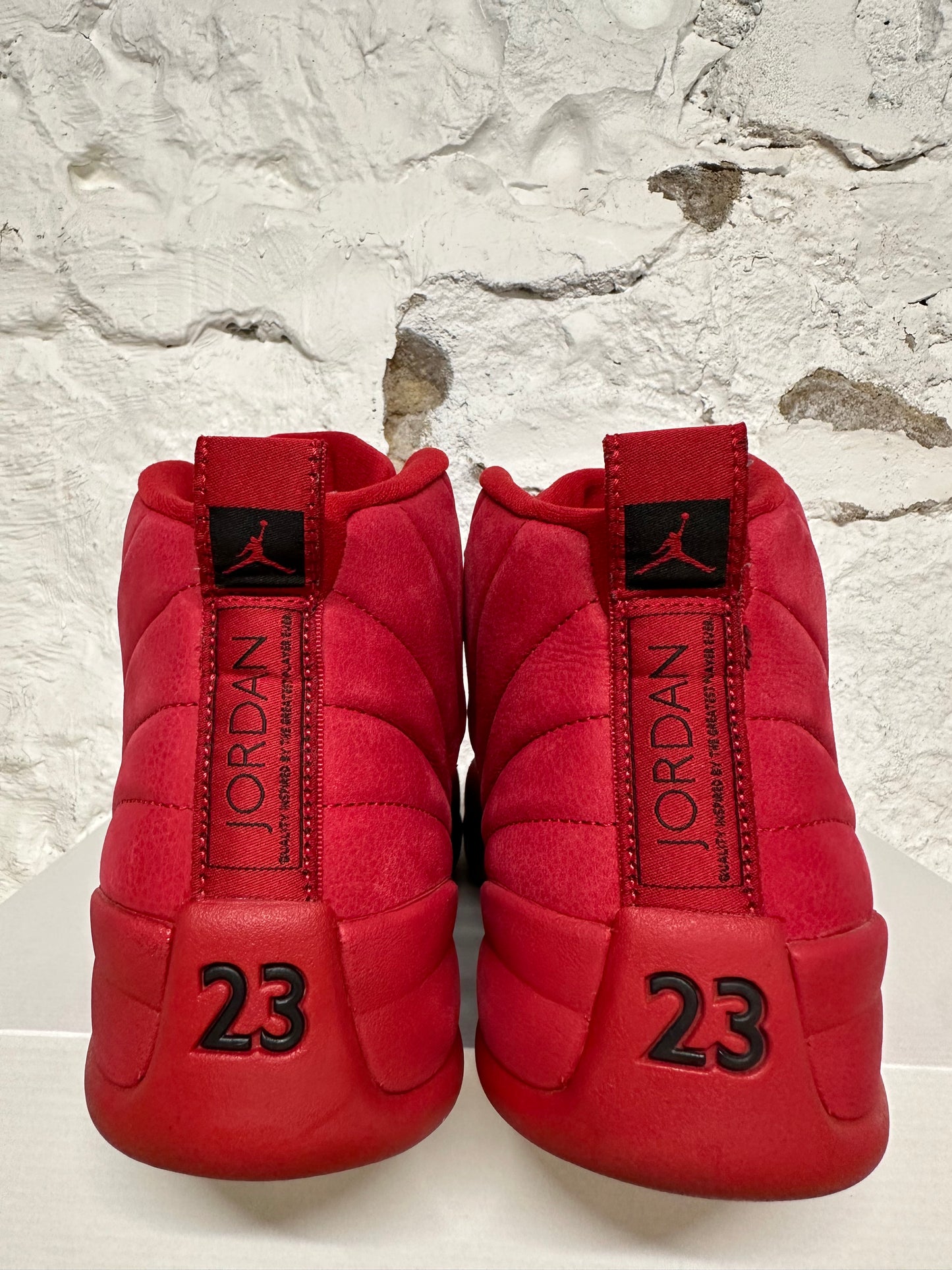 Air Jordan 12 Red Suede Sz 10