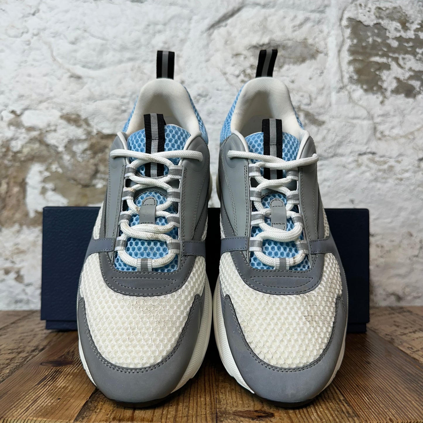 Dior B22 Blue Gray White Sneaker Sz 8 (41)