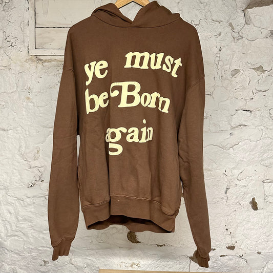 CPFM Ye Must Be Born Again Brown Hoodie Sz L