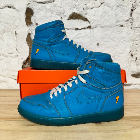 Air Jordan 1 High Gatorade Blue Lagoon Sz 9