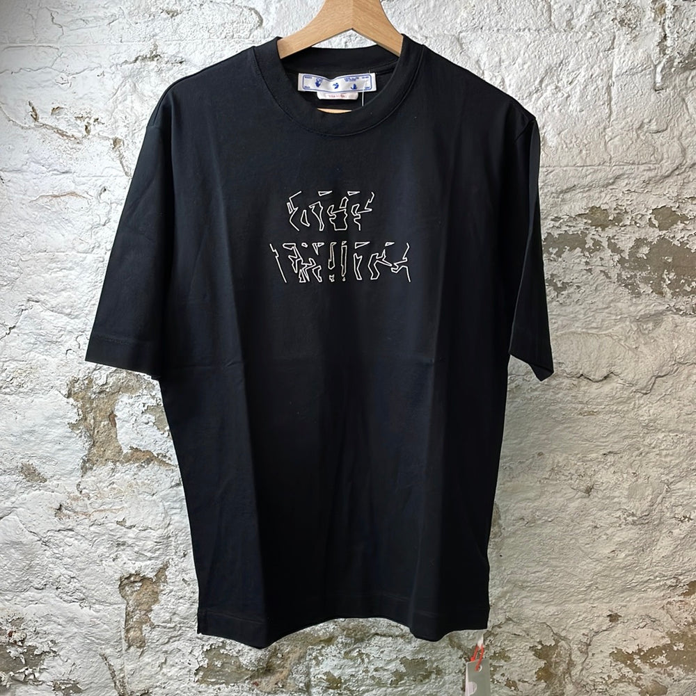 Off-White Neon Black T-Shirt Sz S DS
