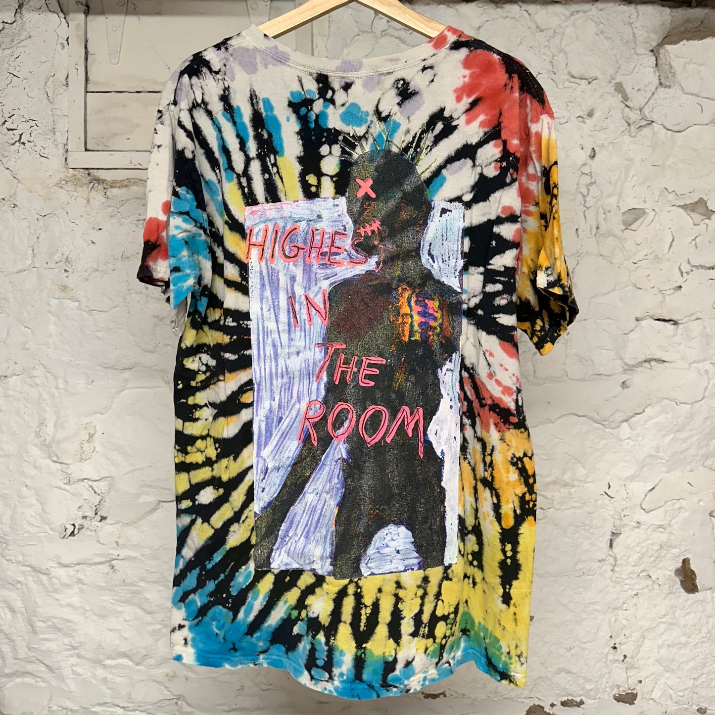 Travis Scott Highest In The Room Tie Dye T-Shirt Sz L