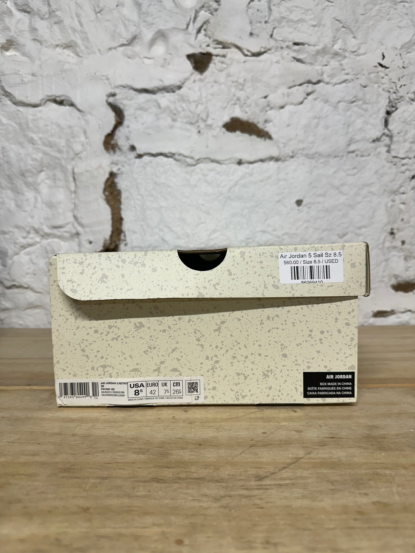 Air Jordan 5 Sail Sz 8.5