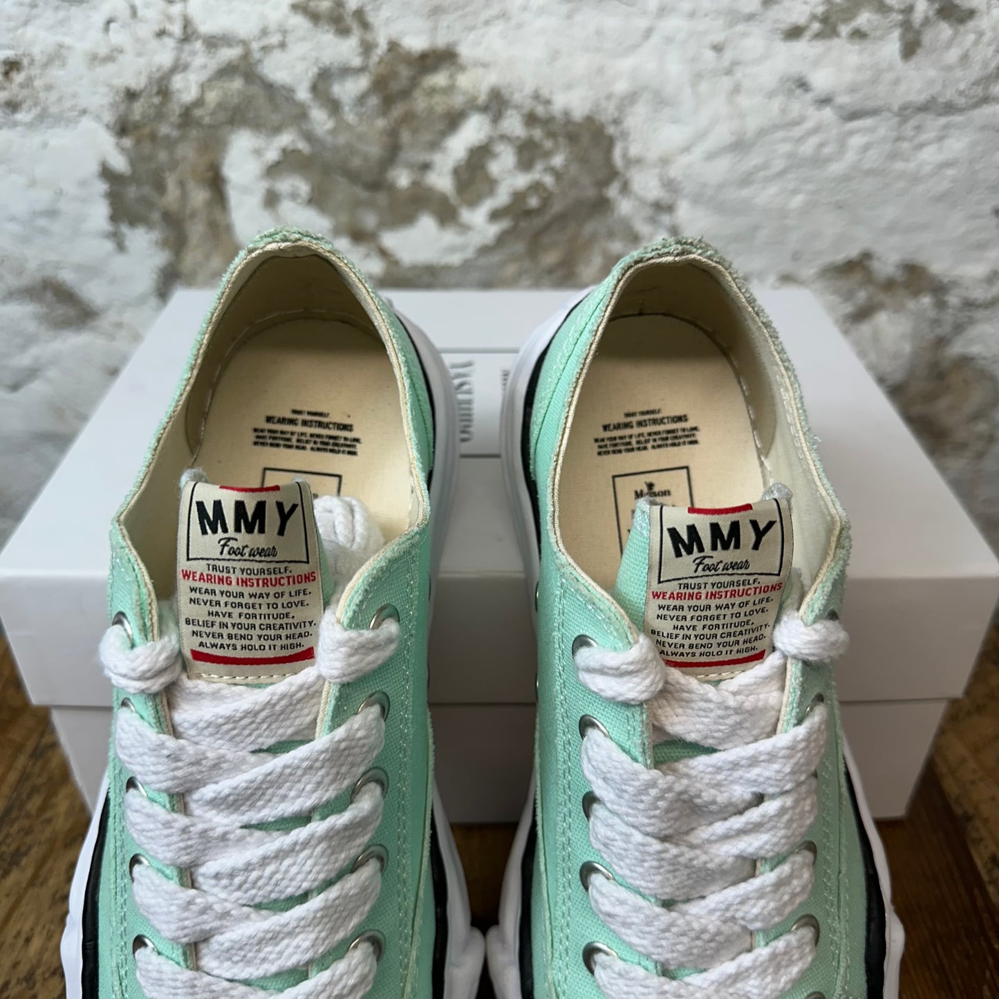 Maison Mihara Peterson Mint Green Sneaker Sz 9 (42)