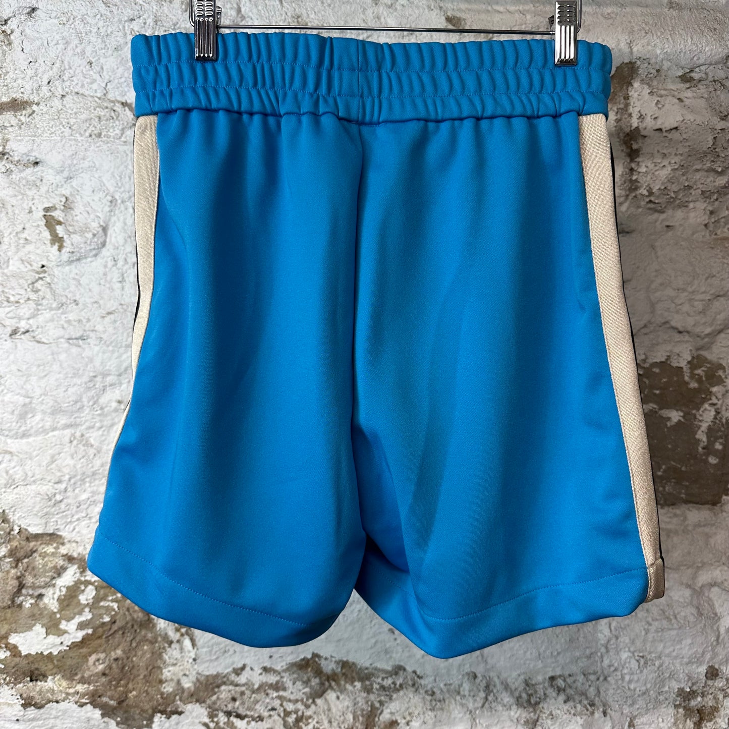 Palm Angels Light Blue Track Shorts NEW