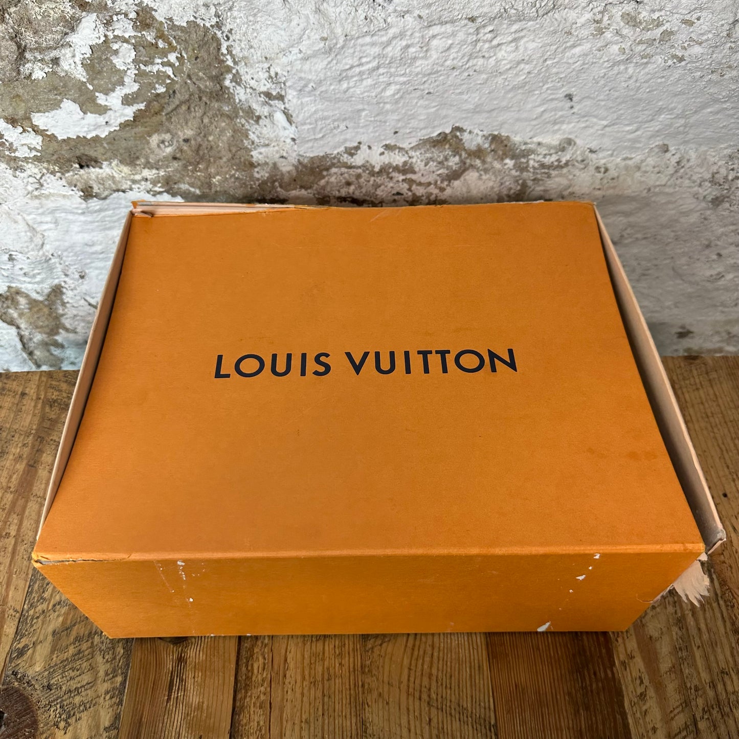 Louis Vuitton Blue White Trainer Sneaker Sz 8.5 (7LV)