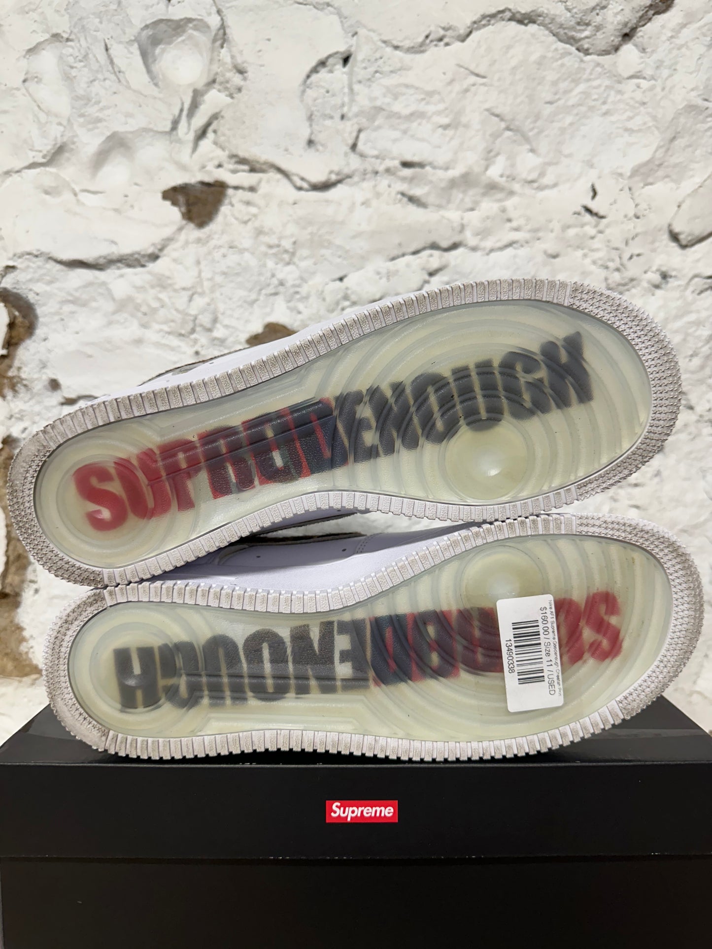 Nike Air Force 1 Supreme Goodenough Cheetah Print Sz 11