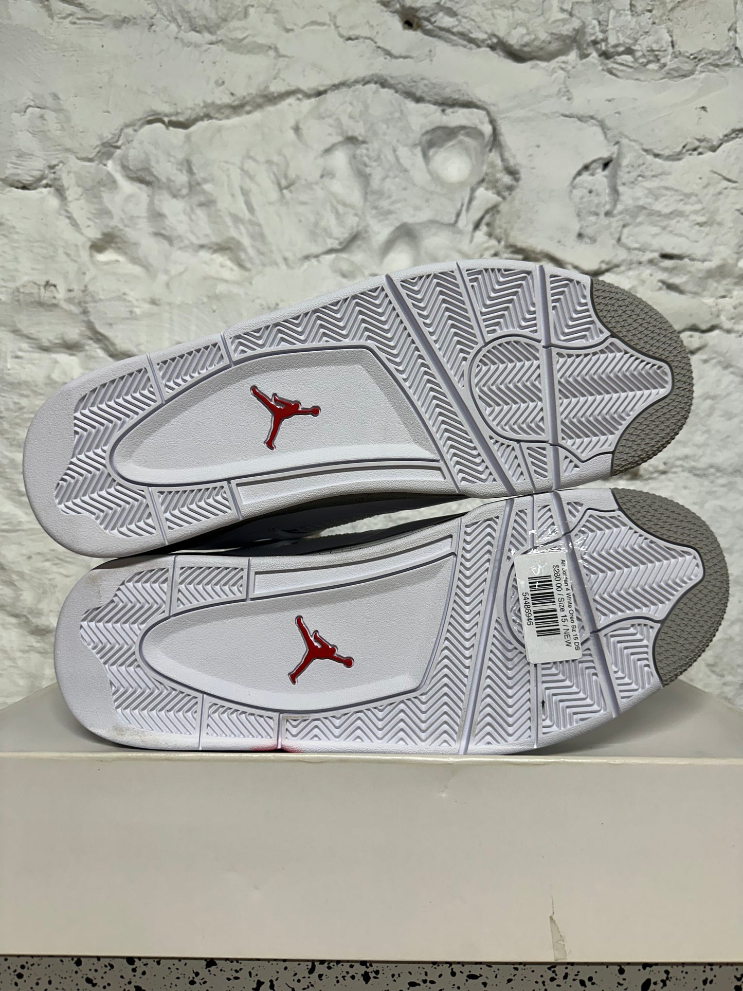 Air Jordan 4 White Oreo Sz 15 DS