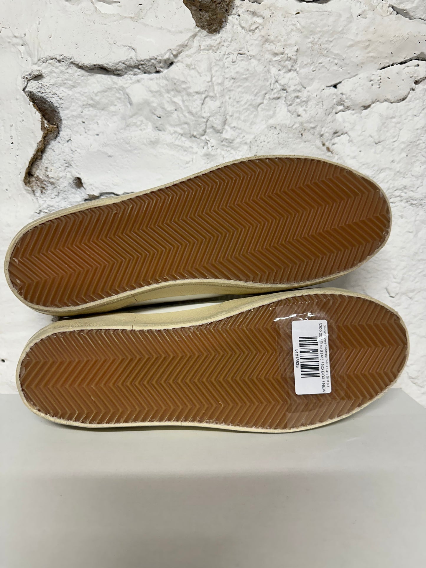 Golden Goose Superstar White Navy Sz 8 (41) DS