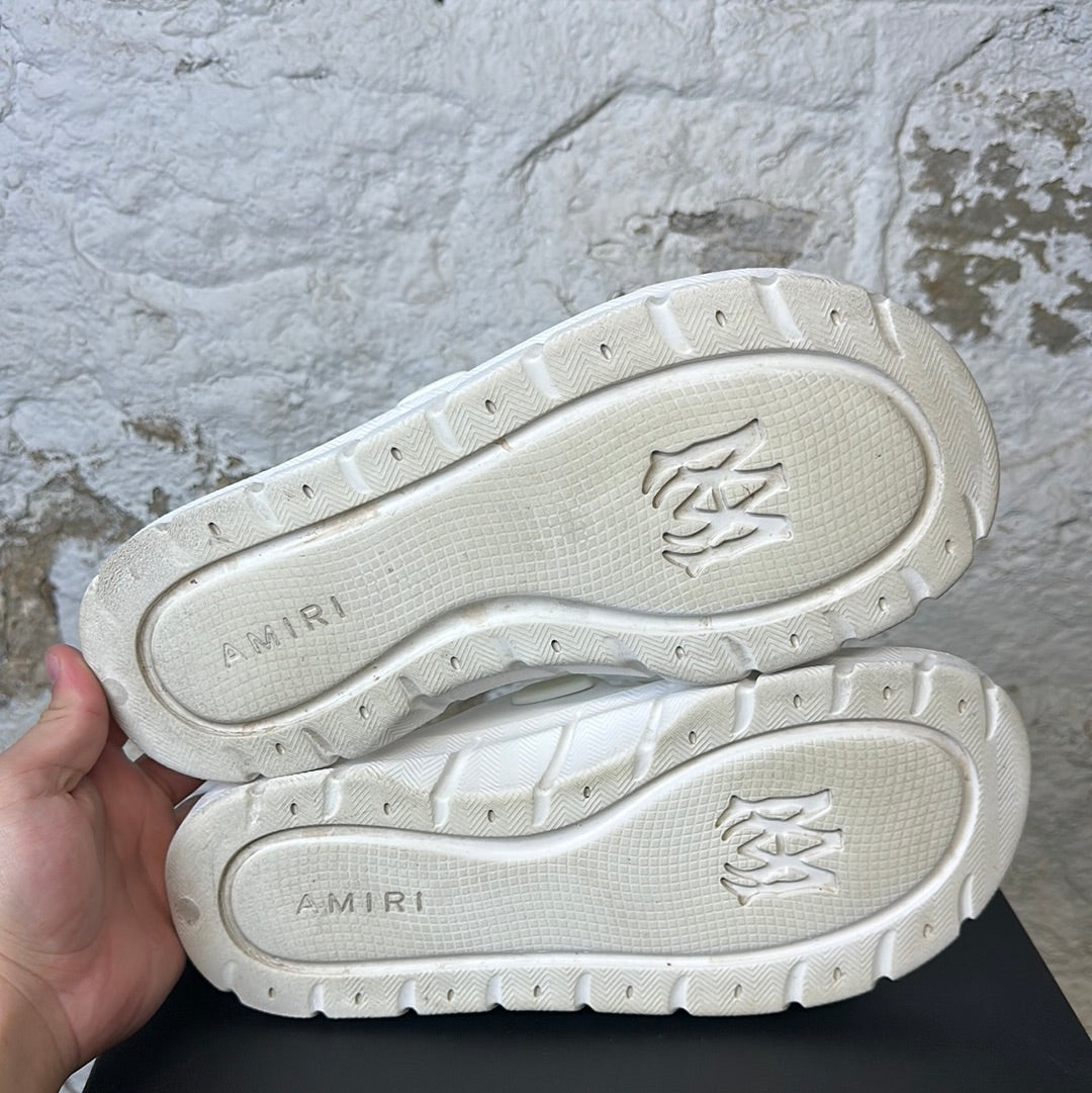 Amiri White Sandals Sz 10 (43)