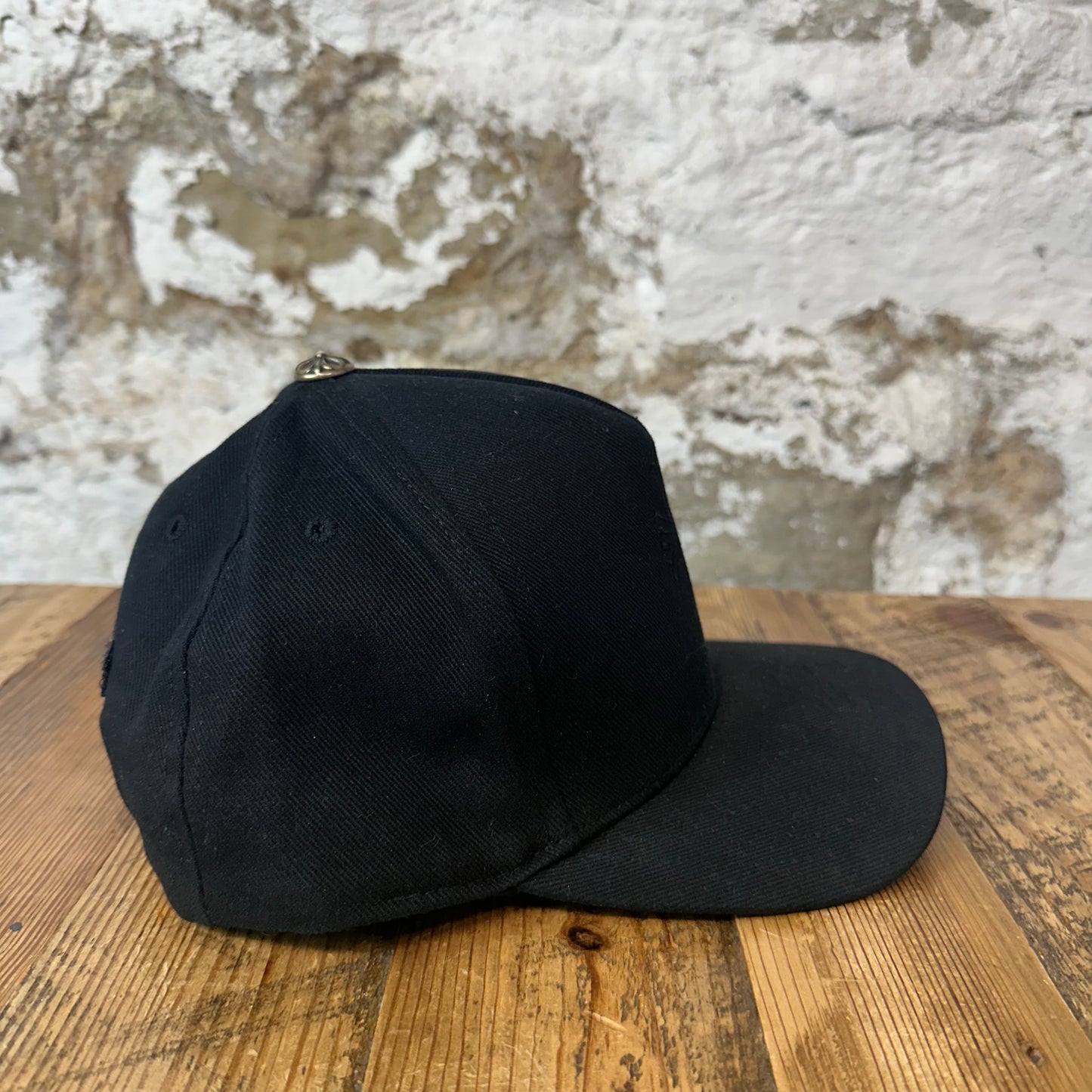 Chrome Hearts Cross Waxed Denim Hat