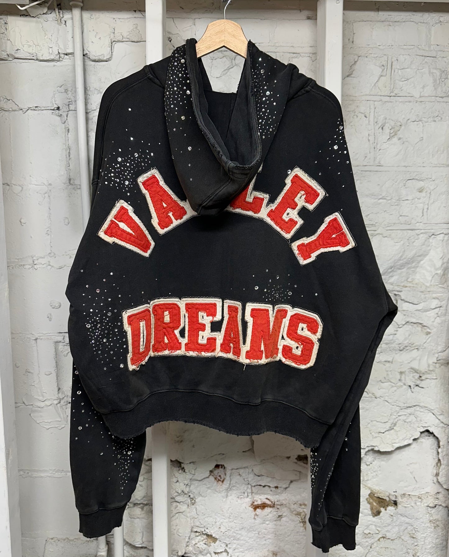 Vale Cluster Black Zip Up Hoodie Sz XXL