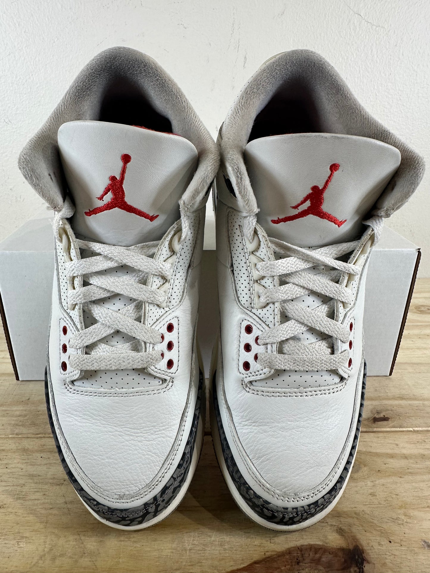 Air Jordan 3 White Cement Reimagined Sz 8.5