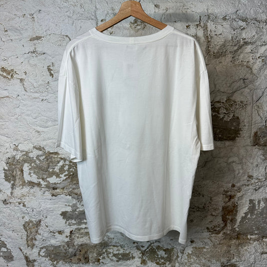 Celine Triomphe Logo T-shirt White Sz S (XL)