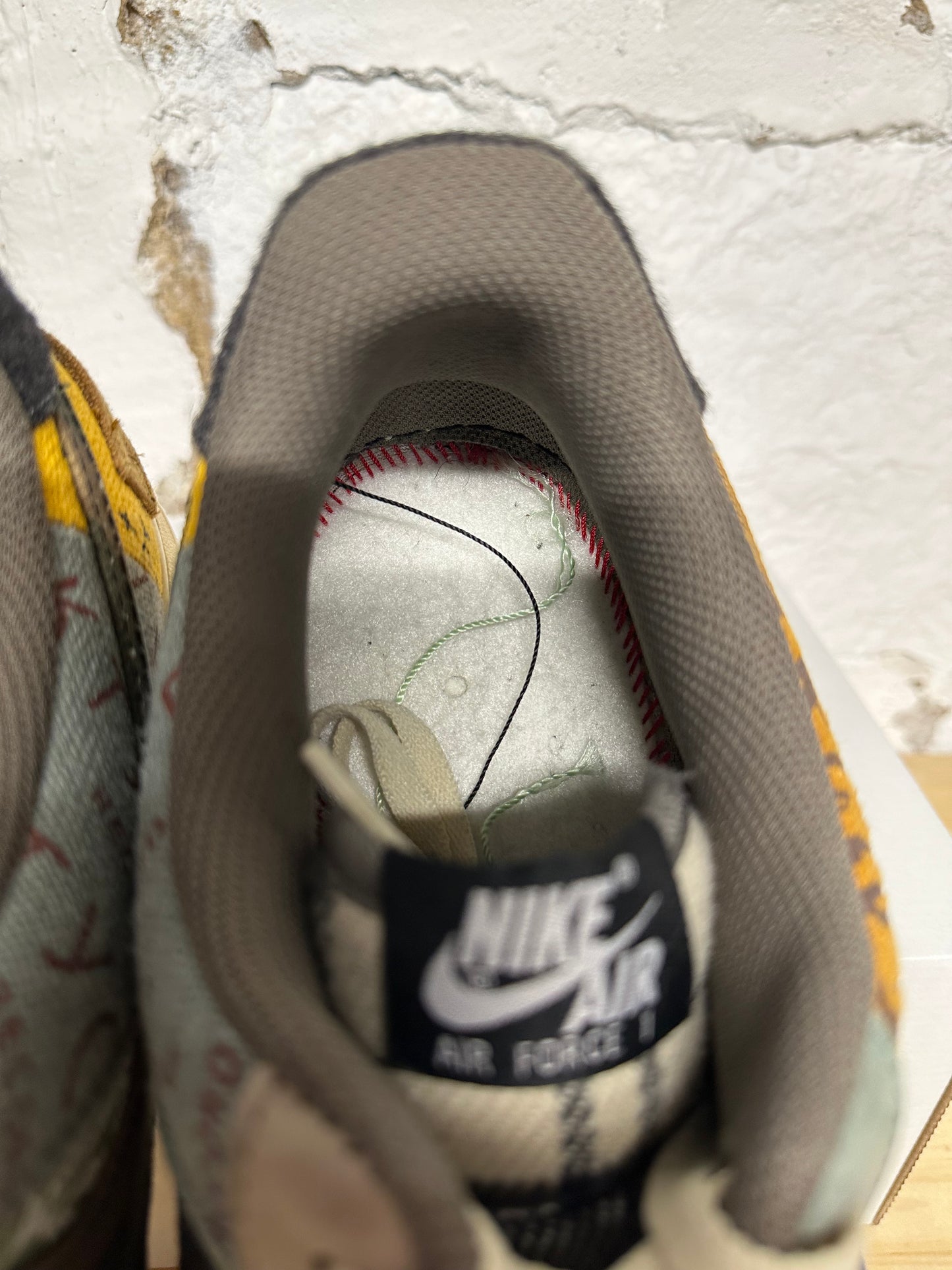 Nike Air Force 1 Low Travis Scott Cactus Jack Sz 14