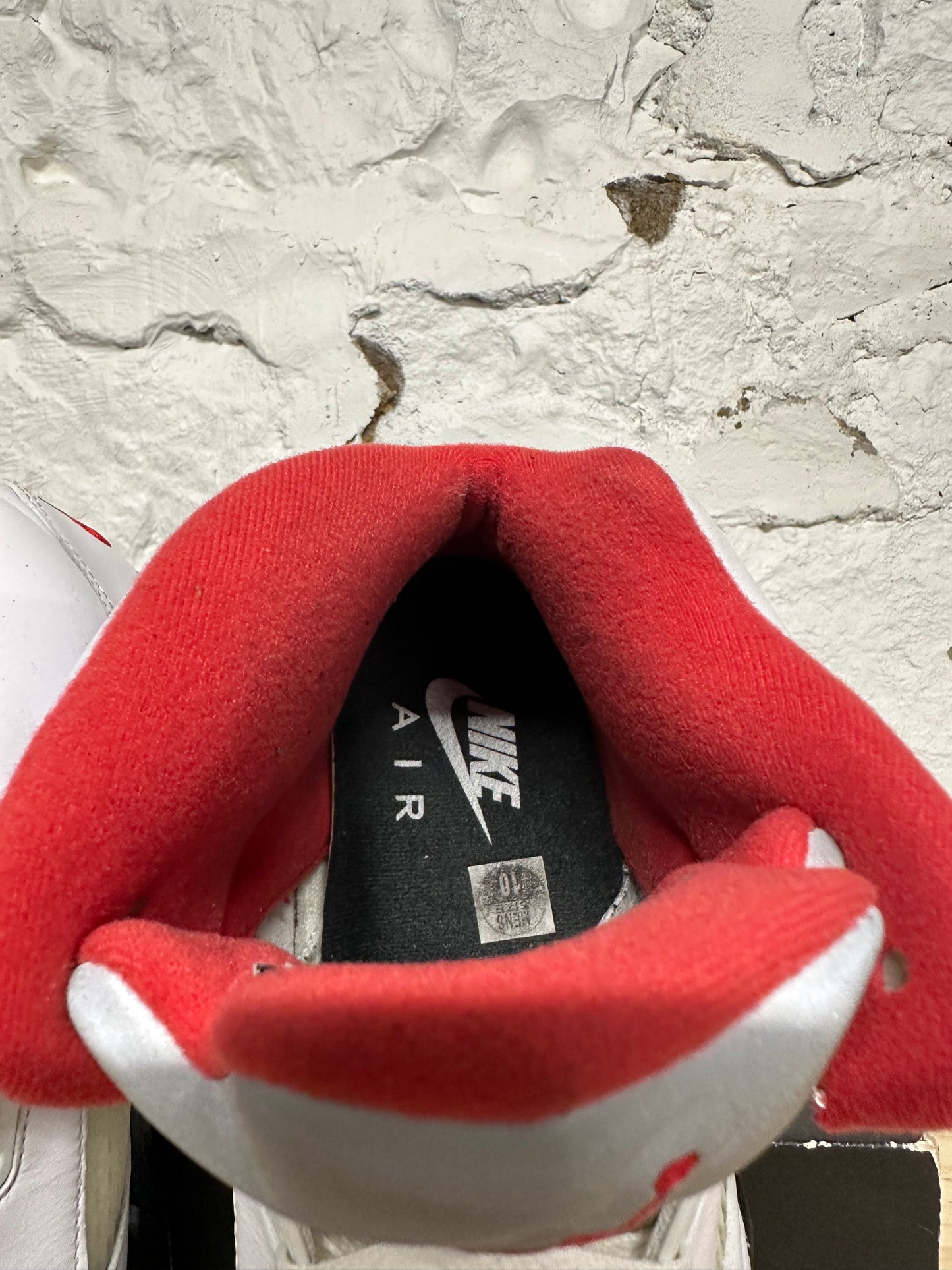 Air Jordan 5 Fire Red Silver Tongue Sz 10