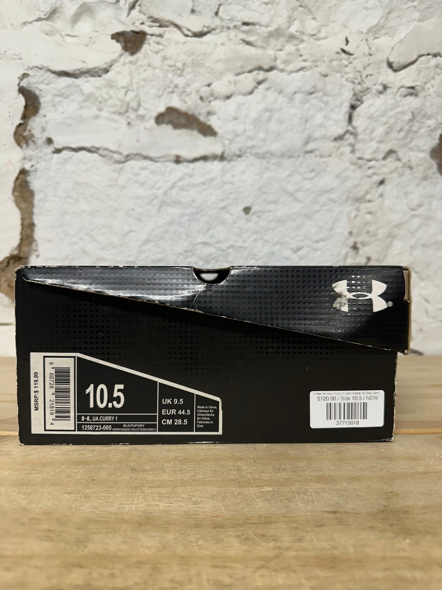 Under Armour Curry 1 Dark Matter All Star Game Sz 10.5 DS