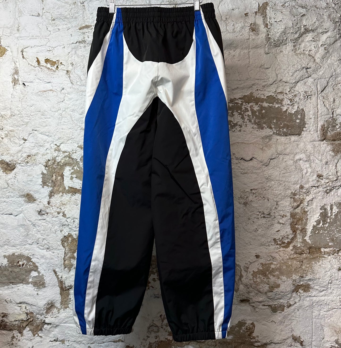 Vale Black White Blue Track Pants Sz S