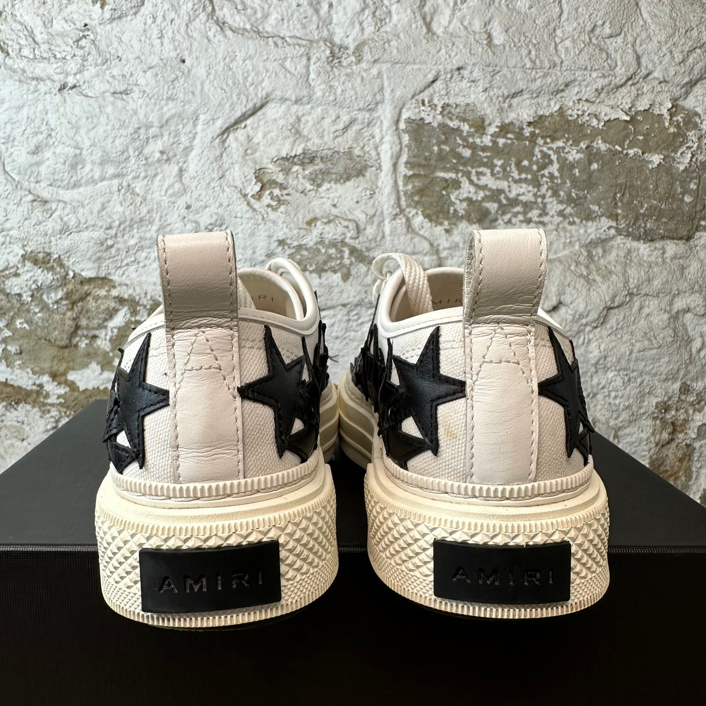 Amiri Black Star Court White Sneaker Sz 6 (38)