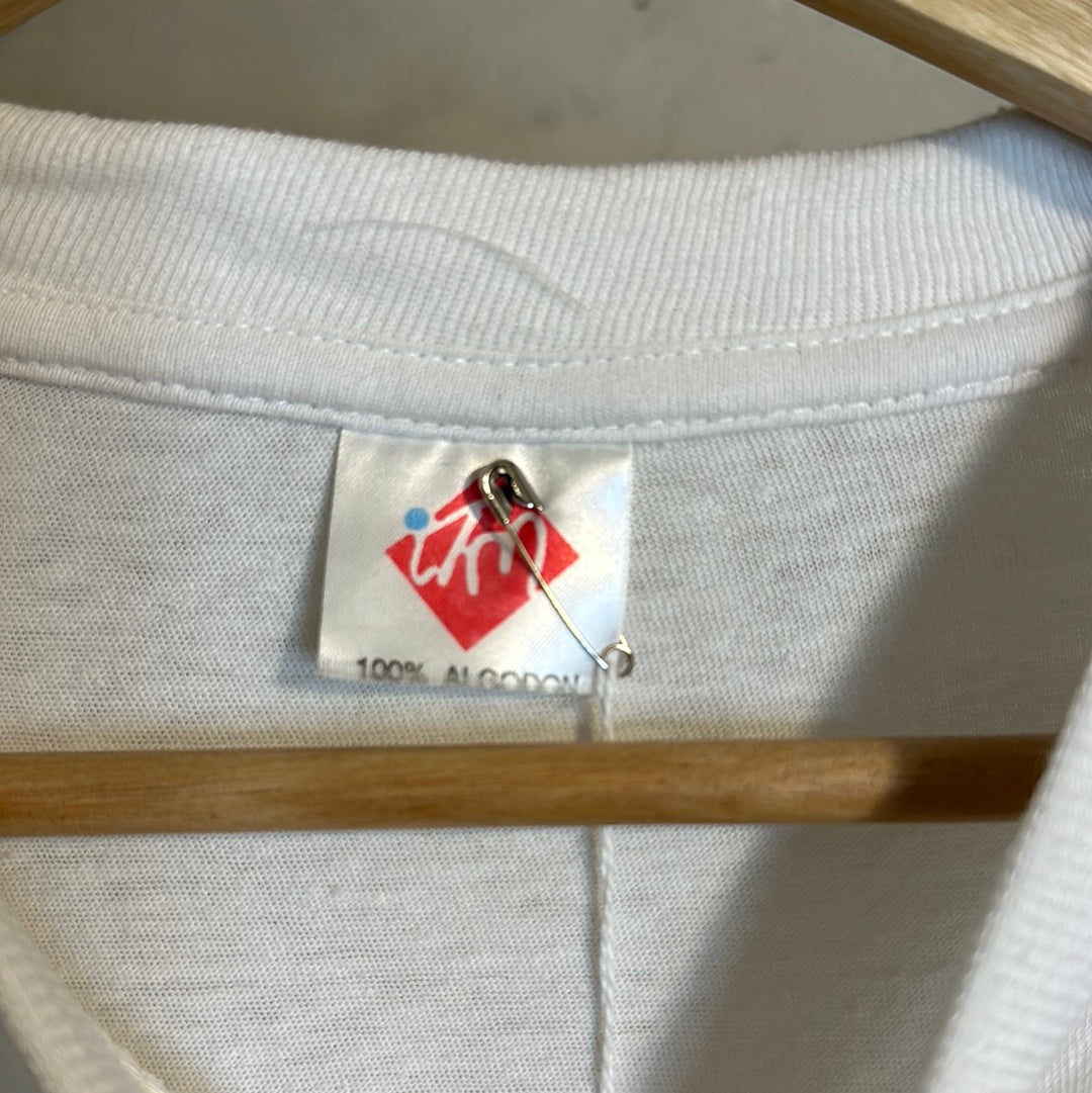 Adidas Addicted White Tee Sz M