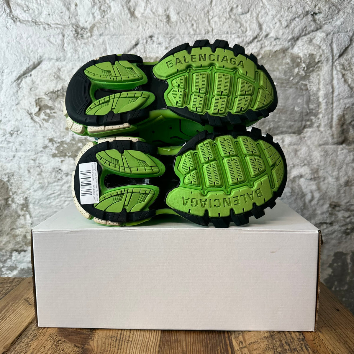 Balenciaga Track Runner Green Blue Sneaker Sz 5 (37)