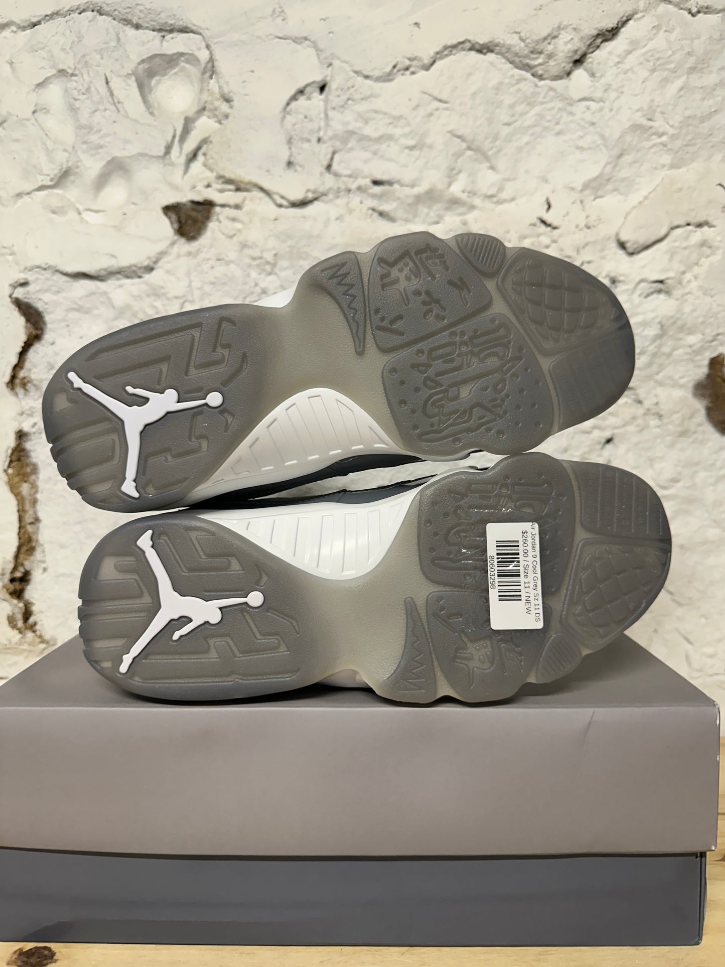 Air Jordan 9 Cool Grey Sz 11 DS