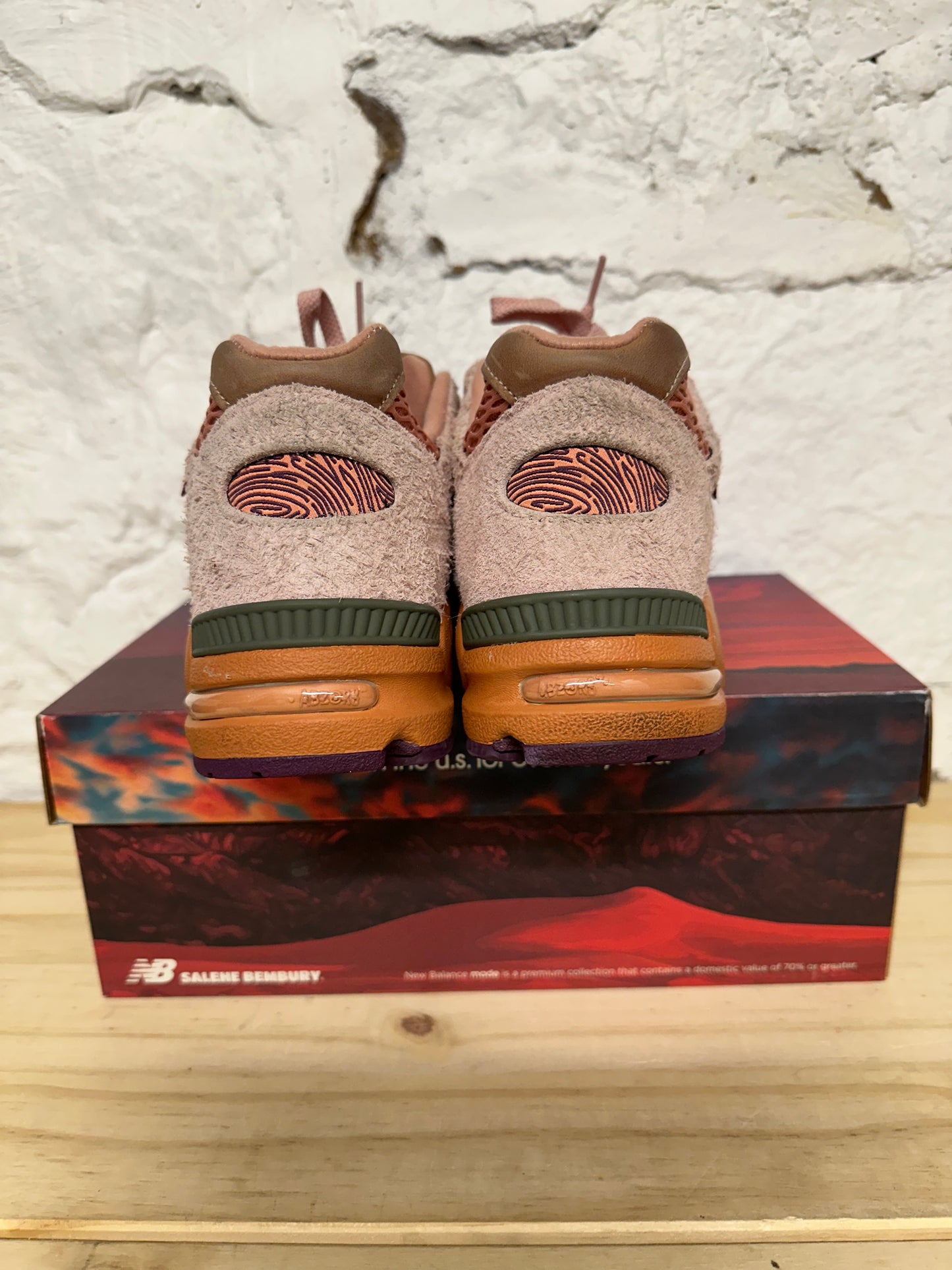 New Balance 990v2 Salehe Sand Be The Time Sz 8.5