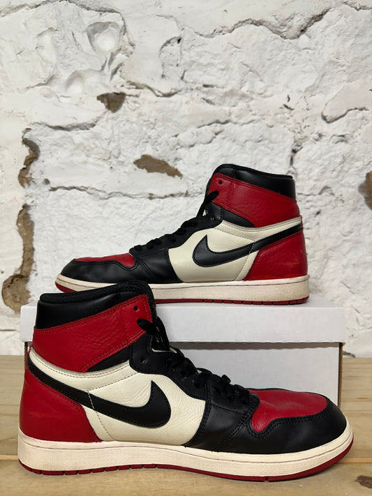 Air Jordan 1 High Bred Toe Sz 11