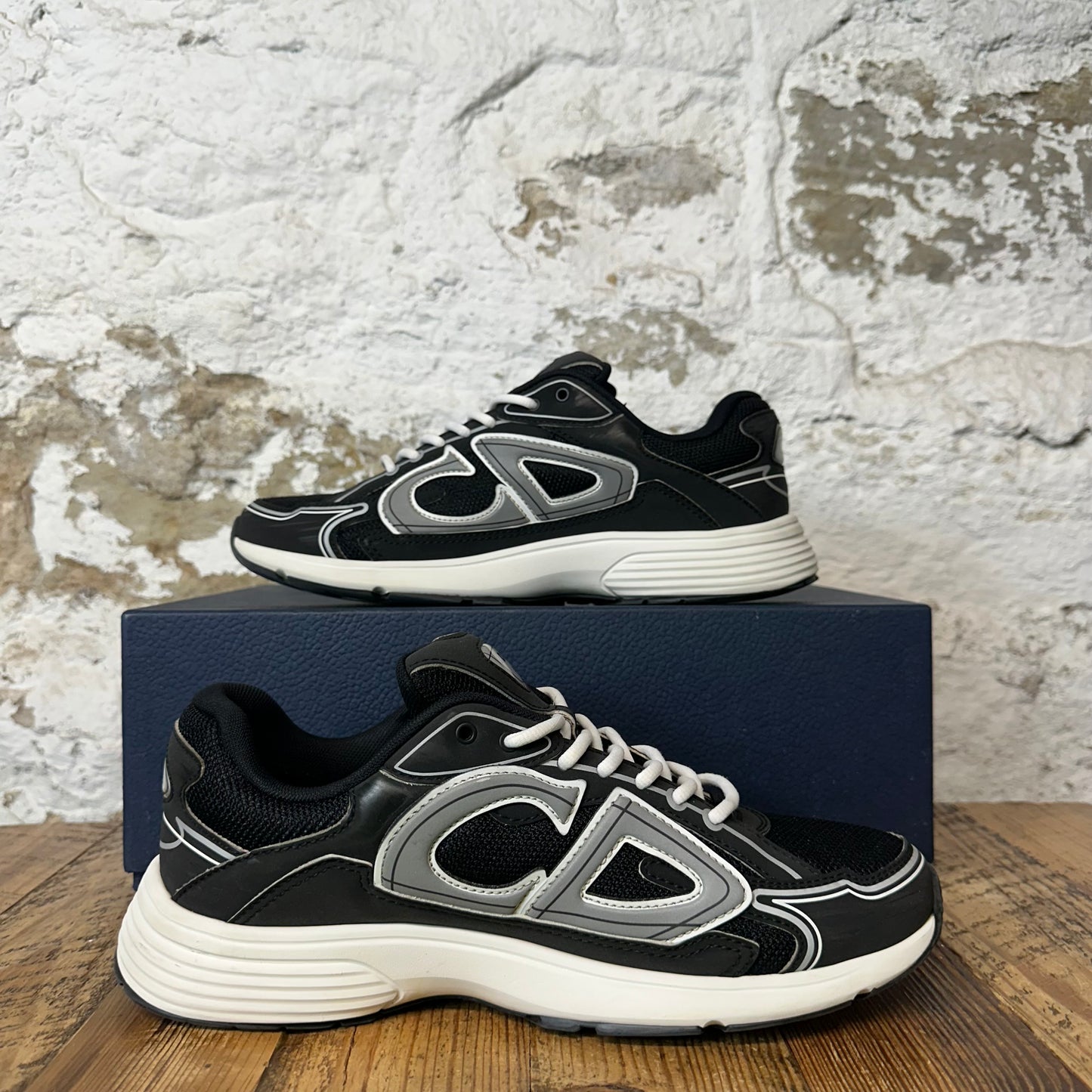 Dior B30 Black Grey White Sneaker Sz 10 (43)