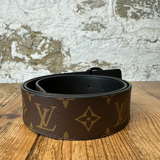 Louis Vuitton Circle Brown Monogram Belt Sz (90/36) W/ Box