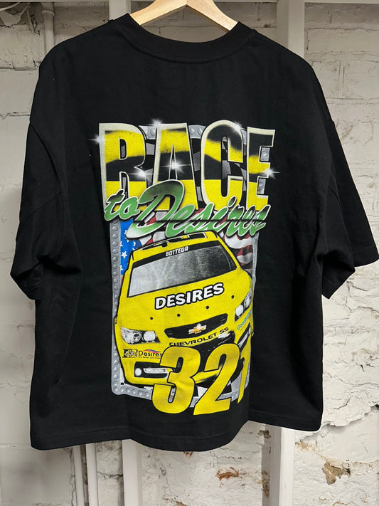 Bottega Desires Logos T-Shirt Sz M