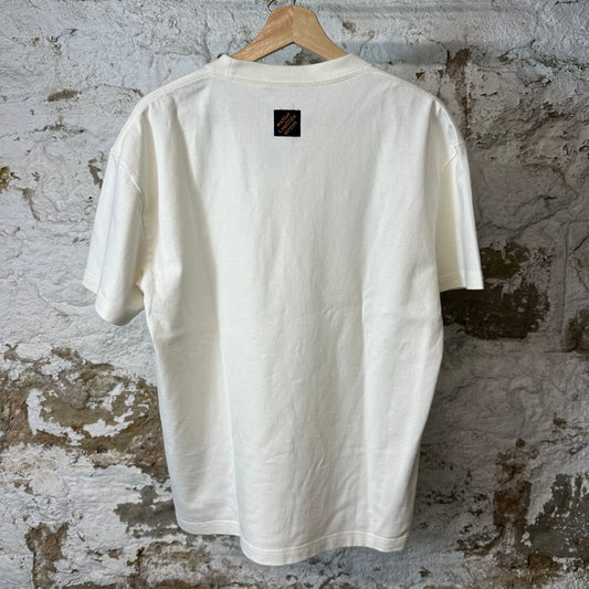 Louis Vuitton Sequin Lovers White T-Shirt Sz M