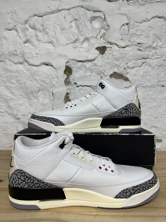 Air Jordan 3 Reimagined White Cement Sz 14 DS