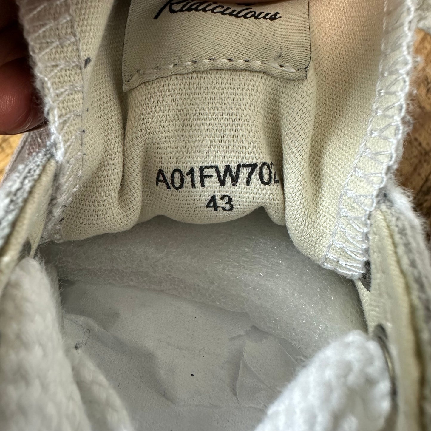 Maison Mihara Grey White Peterson Sneaker Sz 10 (43)