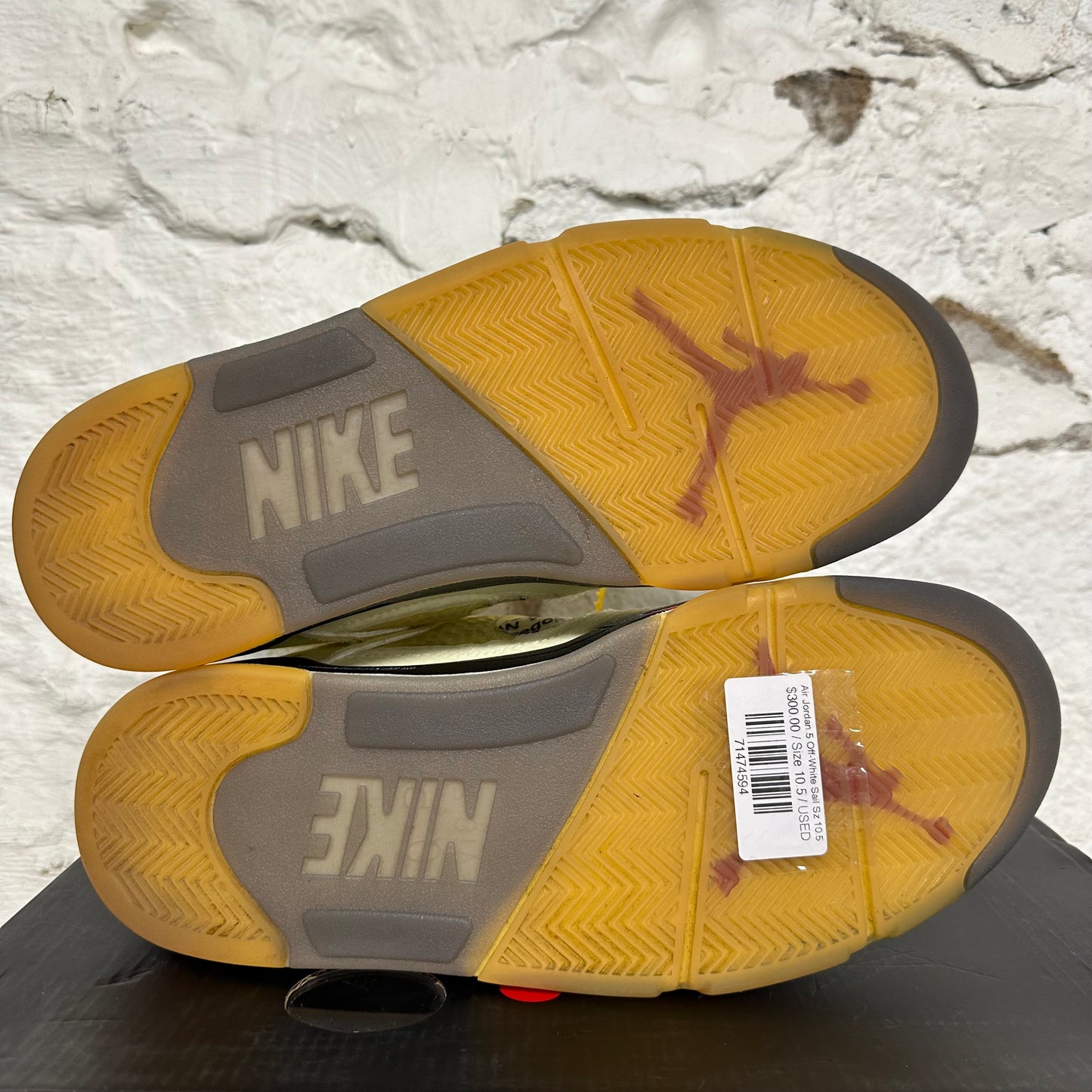 Air Jordan 5 Off-White Sail Sz 10.5