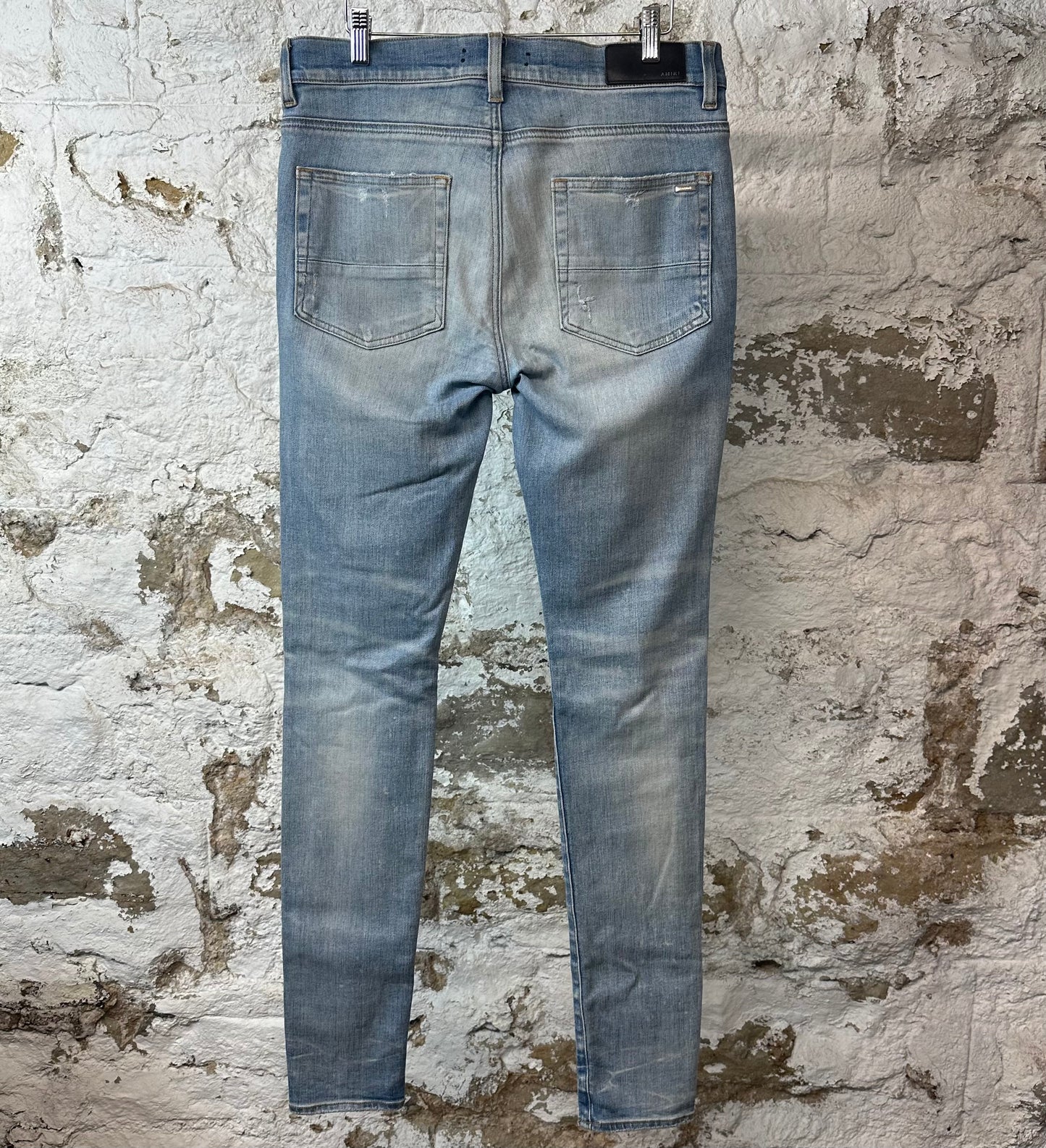 Amiri MX1 Blue Tie Dye Blue Denim Jeans Sz 32