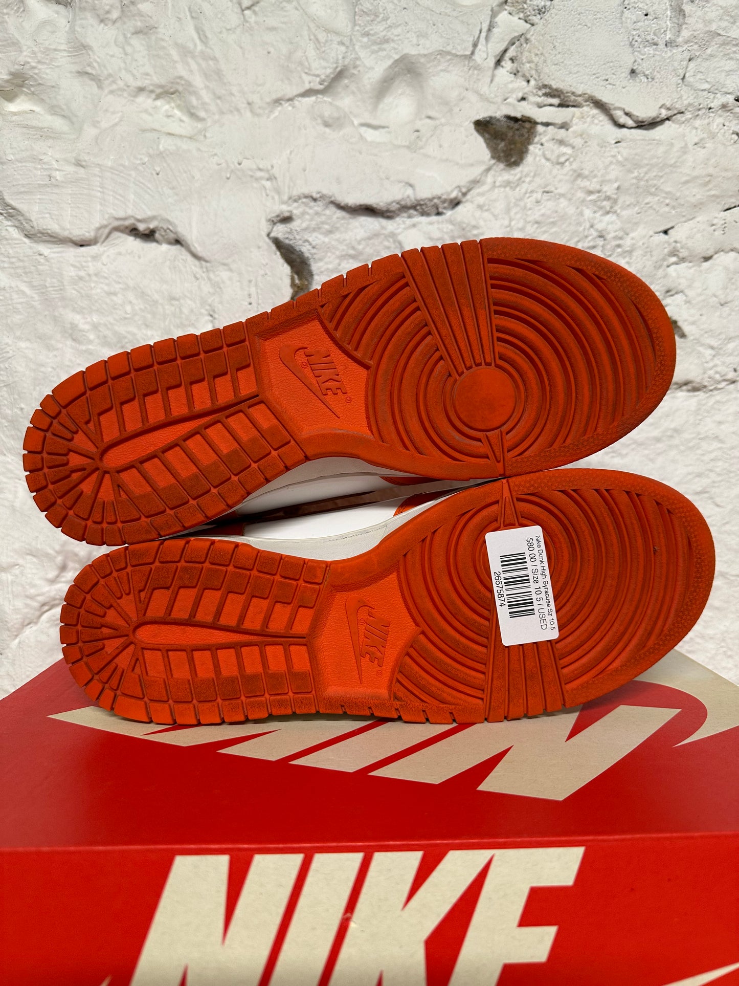 Nike Dunk High Syracuse Sz 10.5