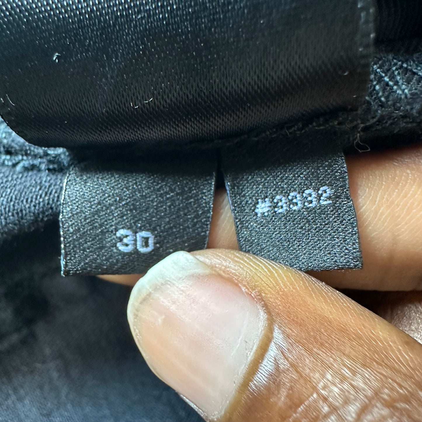 Amiri MX1 Camo Spell Black Denim Jeans Sz 30
