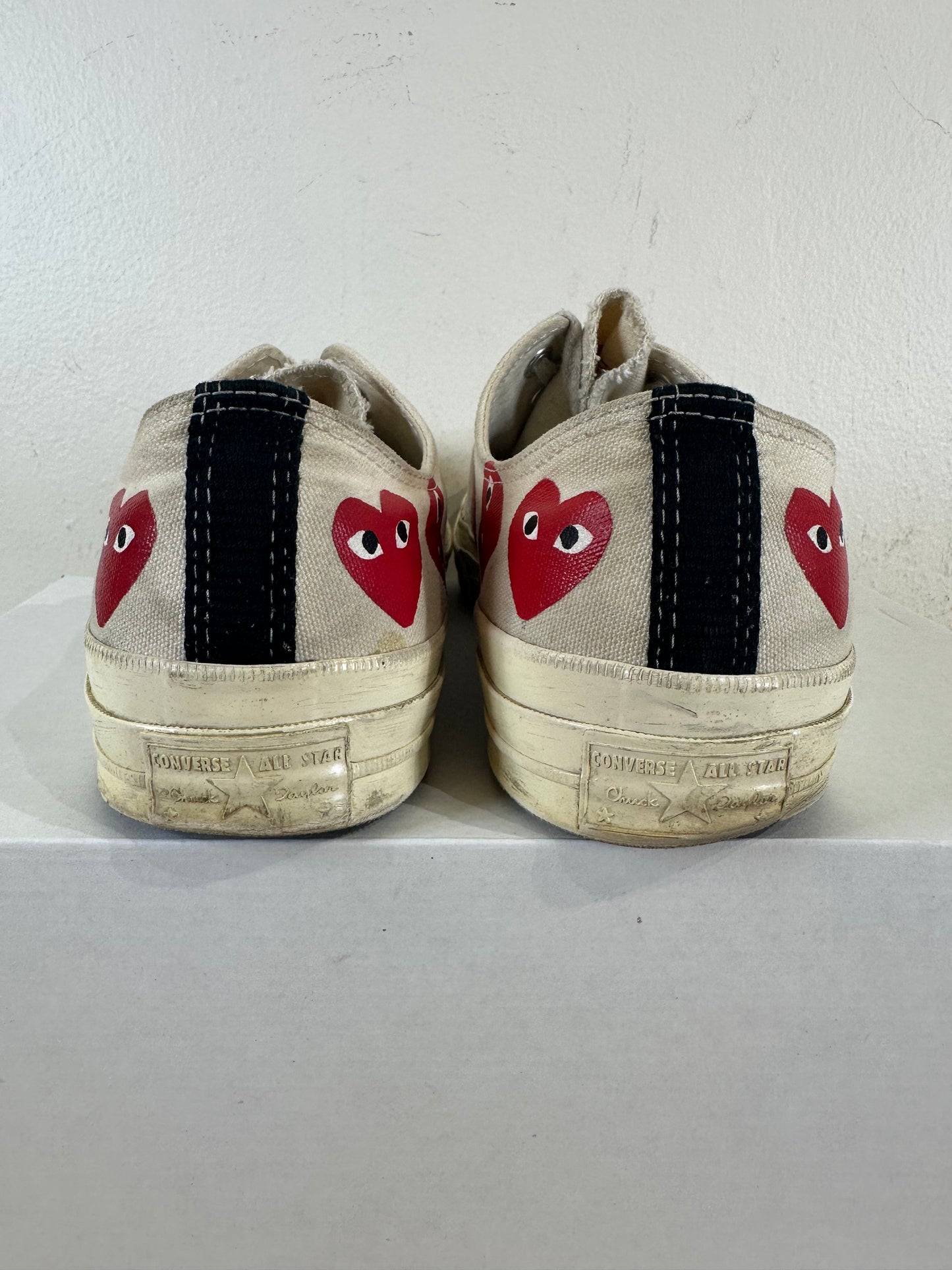 Converse Chuck Taylor All Star 70 Ox CDG Multi Heart White Sz 12