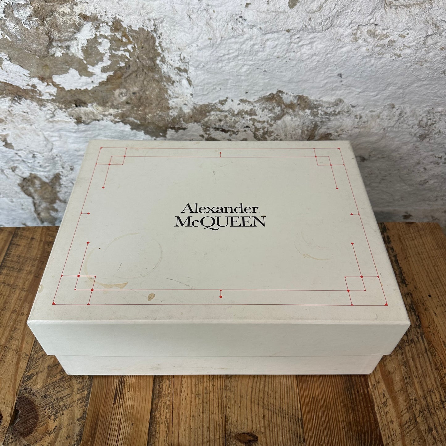 Alexander Mcqueen Black Silver Nappa Joy Sneaker Sz 9.5 (42.5)