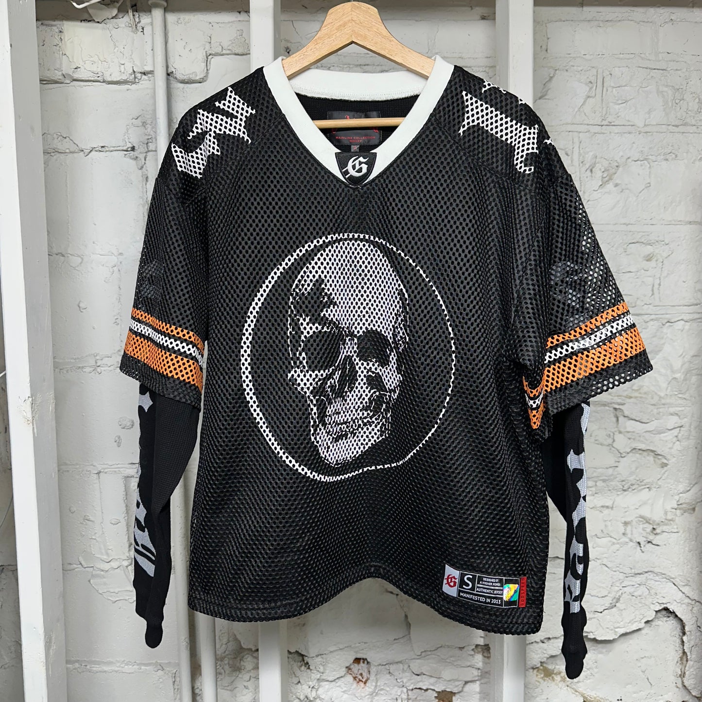 Godspeed Skull Jersey Long Sleeve Sz S