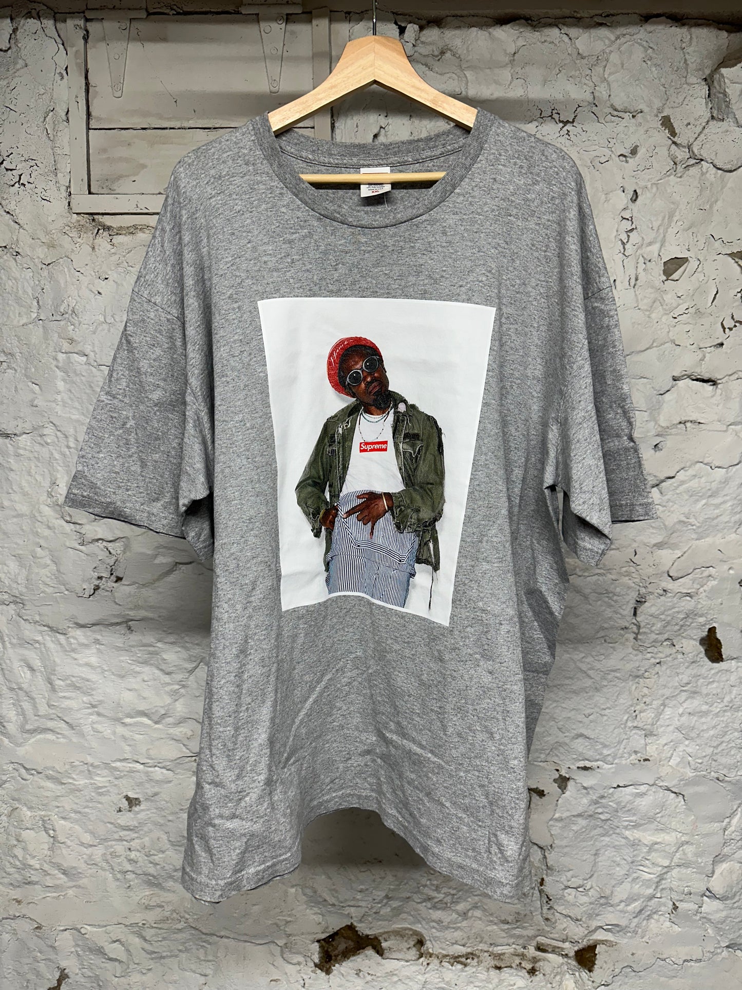 Supreme Buju Banton Grey T-Shirt Sz XXL