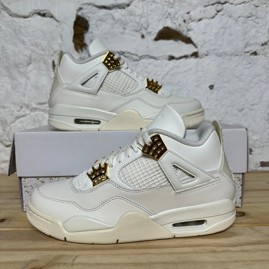 Air Jordan 4 Metallic Gold Sz 7.5 (9W) DS