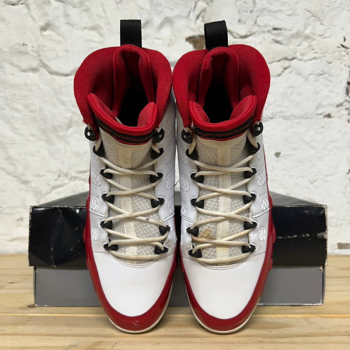 Air Jordan 9 White Gym Red Sz 11